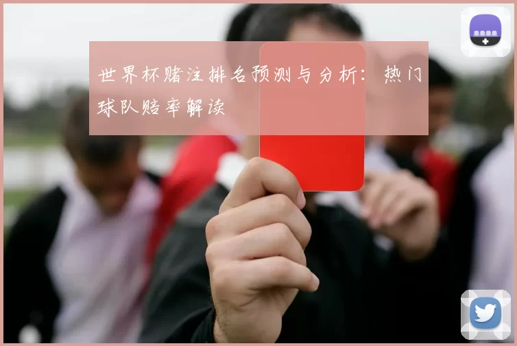 世界杯赌注排名预测与分析：热门球队赔率解读